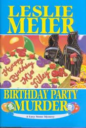 Birthday Party Murder by Leslie Meier (2002, Hardcover)