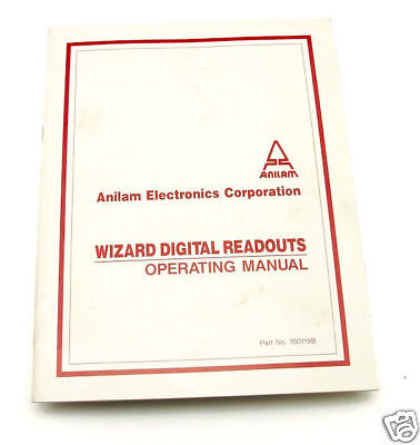 Es-8A Digital Readout System Operation Manual