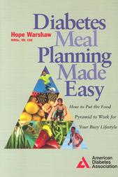 Diabetes Meal Planning Made Easy by Hope S. Warshaw (1996, Paperback, Illustrated)