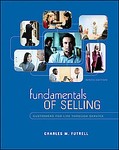 Fundamentals Of Selling by Charles Futrell (2005, Package)