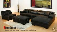 4PC NEW EURO DESIGN LEATHER SECTIONAL SOFA S2156