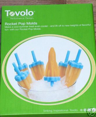 Tovolo Blue Rocket Ice Pop Maker Molds ...