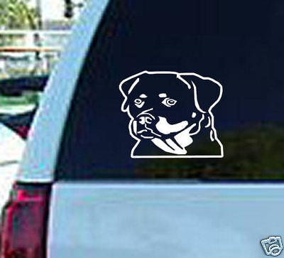 Rottweiler Dog outline  Pet Puppy window ...