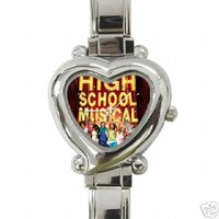 High School Musical Heart Italian Charm Watch HOT New