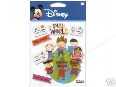 Ek DISNEY 3D SCRAPBOOK STICKERS Its A Small World  