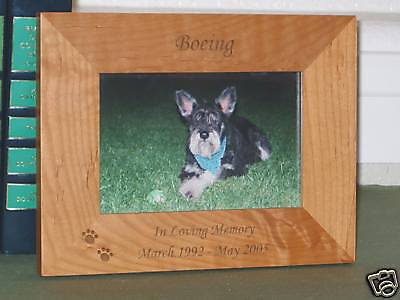 In Loving Memory Pet Memorial Picture Frame Dog  