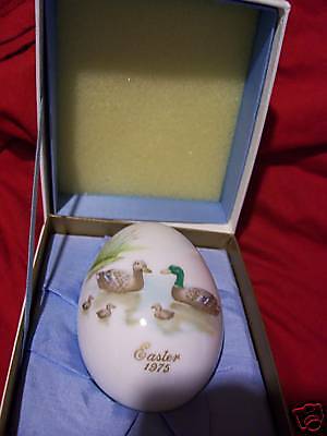 Noritake Bone China 1975 Limited edition Easter Egg MIB  