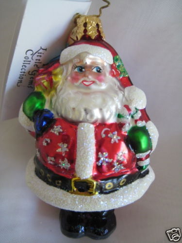 RADKO LITTLE GEM Chubb a Dubb SANTA gem ornament NEW  