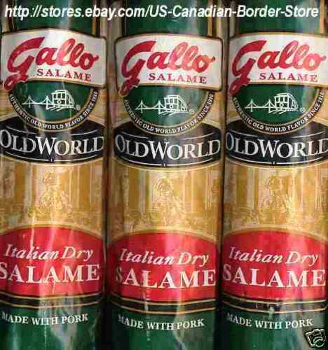 GALLO SALAMI ONLINE, Not One, BUT 3 FSTSHP 3 POUND WOW  