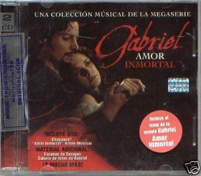 CD Bonus DVD Gabriel Amor Inmortal Soundtrack Chayanne