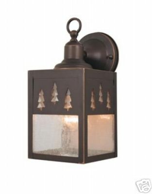 Small Pine Tree Exterior Wall Mount Fixture-Brand New!!