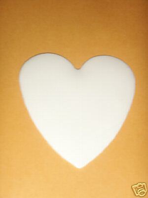 foam board cut outs for centerpiece 4 heart  