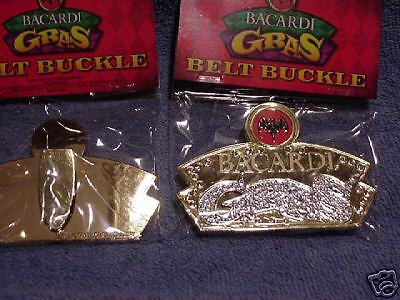 Bacardi Gras Mardi Gras Belt Bucklevery shiny  