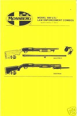 MOSSBERG MODEL 500 LAW ENFORCEMENT SHOTGUN MANUAL  