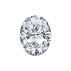 50 ct Oval Cut Loose Moissanite 6x4mm .5 1/2 .50  