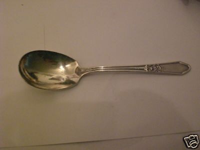 ROSEDALE R&B SILVERPLATE SILVERWARE SUGAR SPOON  