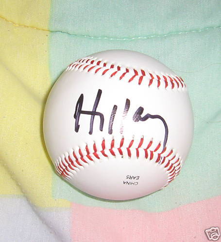 Hillary Clinton Signed OLB3 Baseball Bill Clinton Proof