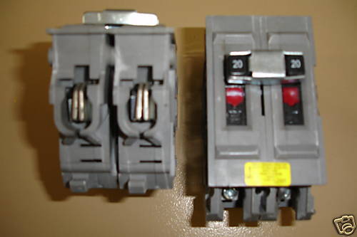 Wadsworth 2 Pole 15 thur 60 amp plug in Circuit Breaker  