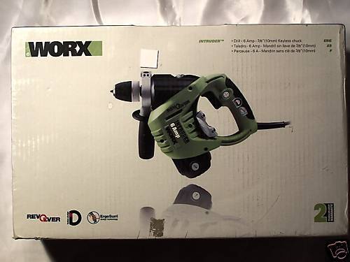 Worx Intruder WT101K    6Amp Drill, 3/8 Keyless Chuck  