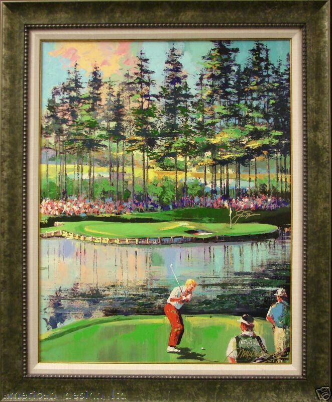 Malcolm Farley The 17th Hole at Sawgrass Gallery Framed Fine Art 