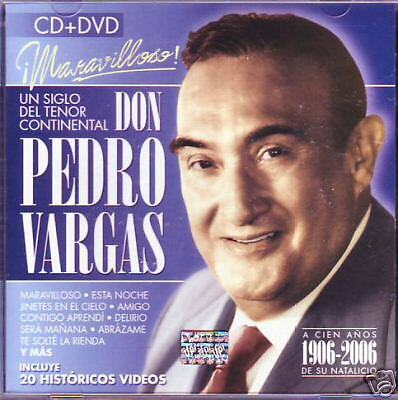  Pedro Vargas Maravilloso CD DVD