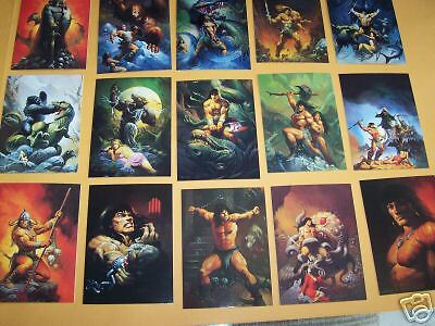 KEN KELLY FANTASY CARDS CONAN PLUS CHROMIUM CHASE CARD  