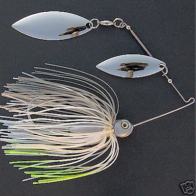 oz Spinnerbait ~ Style H ~ White Shad  