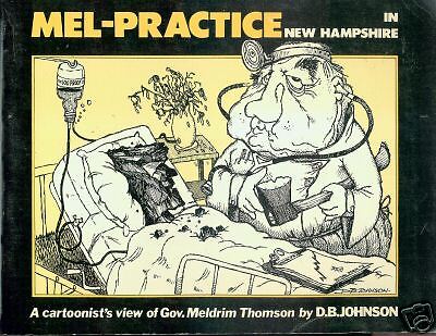 New Hampshire Cartoonist View Gov. Meldrim Thomson Book  