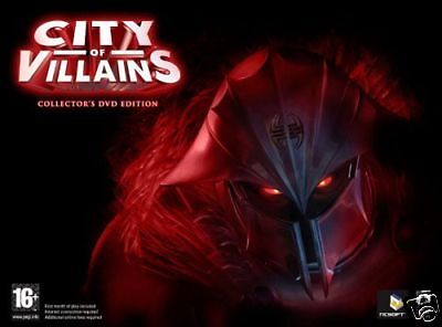 CITY OF VILLAINS COLLECTOR EDITION (DVD-ROM) BOXED NEW 