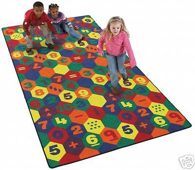 x6 Educational rug school daycare playroom fun kids  