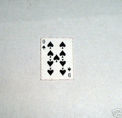 VHTF FRANCIE The Bridge Bit 9 of Spades CARD  