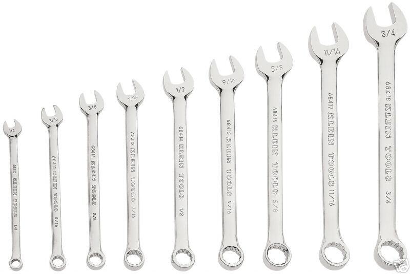 KLEIN TOOLS 68402 Combination Wrench Set  