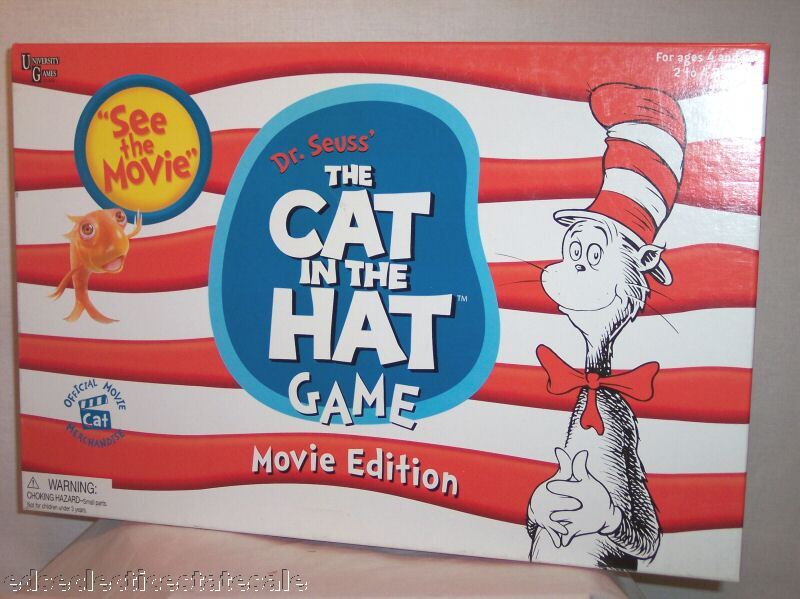 University Games ©2003 THE CAT IN THE HAT Game Movie Ed  