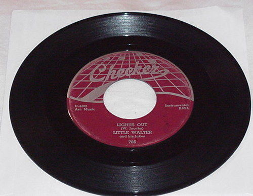 BLUES 45RPM RECORD LITTLE WALTER WEB TOP CHECKER 786  