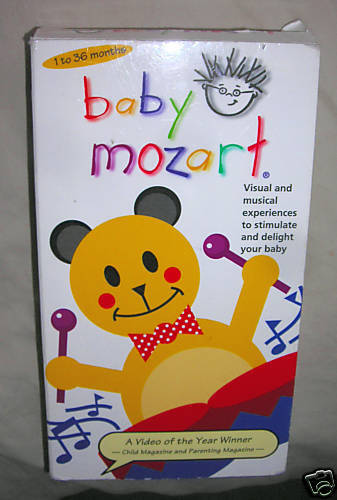 BABY EINSTEIN VHS BABY MOZART  