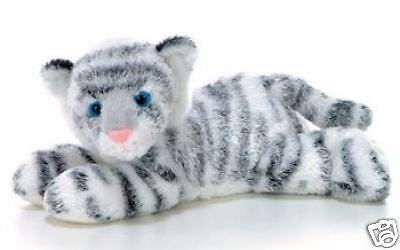 Zeus the Flopsie Stuffed White Tiger by Aurora World  