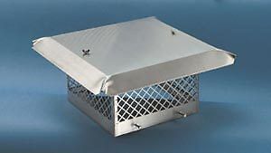 SWEEPS PERFECTION CHIMNEY RAIN CAP, STAINLESS, SP8X8  