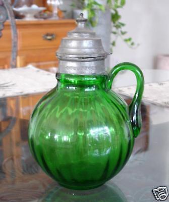 Beaumont Tubby Optic Syrup Jug circa 1895  