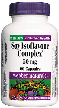 WEBBER NATURALS Soy Isoflavone 50 mg complex 60 Caps  