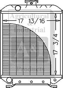 New Kubota Compact Radiator TA040 16000  