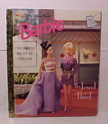 1998 First Ed BARBIE JEWEL THIEF Little Golden Book  