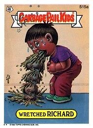 GARBAGE PAIL KIDS 13th SERIES 13 515a WRETCHED RICHARD  