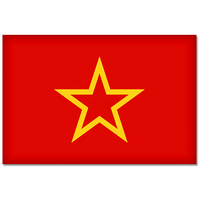 Red Army Soviet flag symbol car bumper sticker 5 x 4  