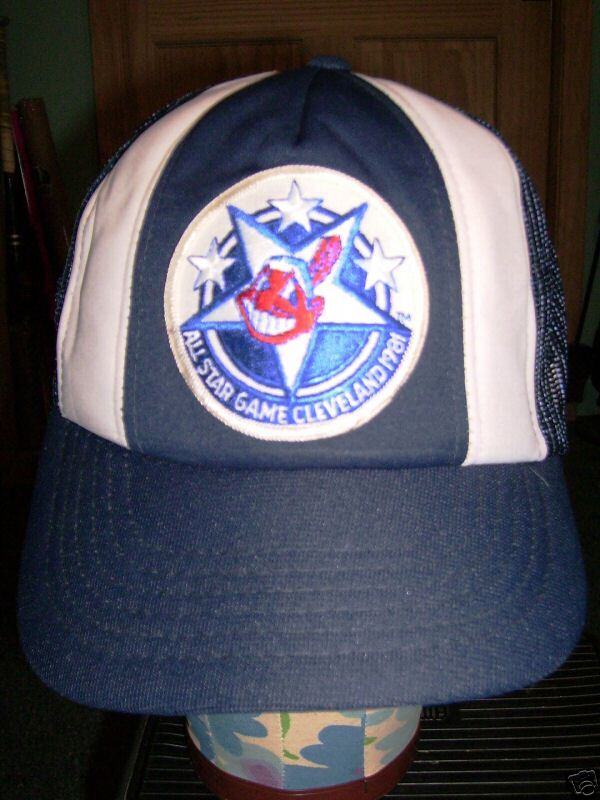 CLEVELAND INDIANS trucker hat NEW All Star Game 1981  