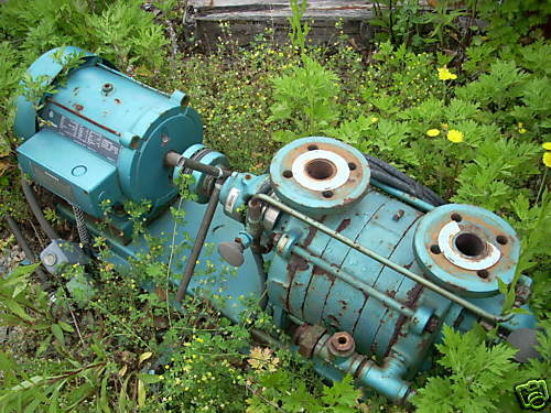 10930 008 5 hp Vacuum pump Kinney model KLRC 40SF  