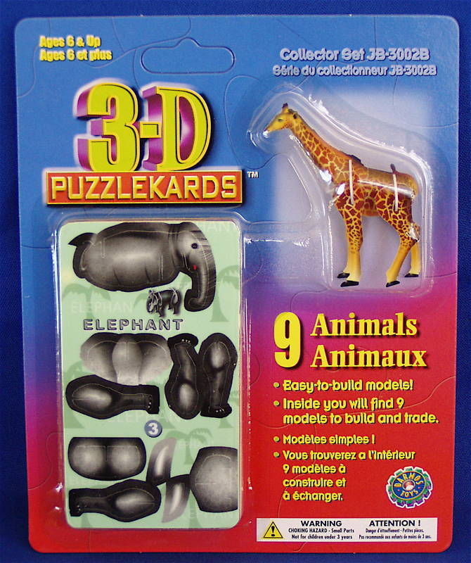 Puzzle Cards 36 packs   Animals, Airplanes, & Dino  