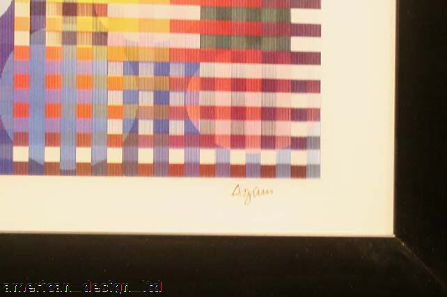 Yaacov Agam Visual Welcome SN NR Israel Jerusalem ARTWORK MAKE AN 