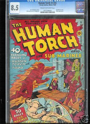 Human Torch #3 (#2) CGC 8.5 VF+ Universal  