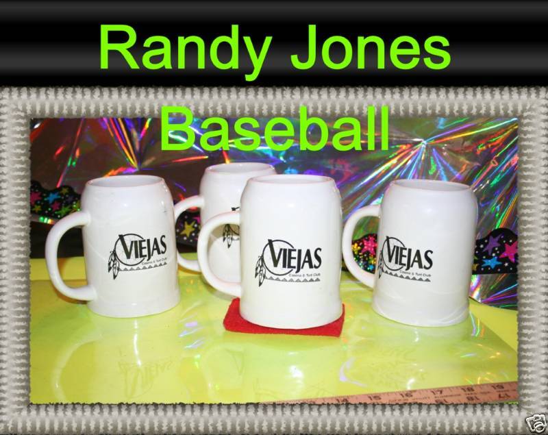 Collector Beer Mug Randy Jones Viejas Casino San Diego  