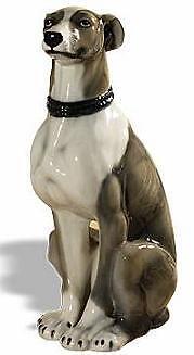 Unique Intrada Levrier Greyhound Dog Figurine Italian  